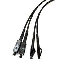 Патчкорд SC/UPC-LC/UPC MM (OM3) 1м Duplex черный