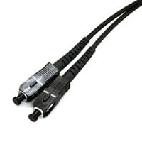 Патчкорд SC/UPC-SC/UPC MM (G50-OM3) 0.25м чорний Simplex