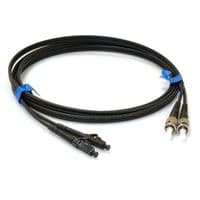 Патчкорд ST/UPC-LC/UPC MM (G50-OM3) 30м чорний Duplex