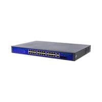 PoE комутатор 24ch 100Mbps+2+2G uplink