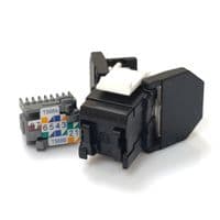 Модуль Keystone UTP RJ45 кат. 5E, чорний, Corning