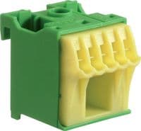 QiuckConnect PE-клема 1x16мм2+5x4мм2 ширина 30мм