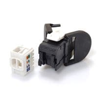 Модуль Keystone UTP RJ45 кат. 6А, черный, Corning