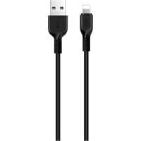 USB кабель Hoco X20 Flash Charged Lightning Black 2м