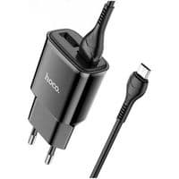 СЗУ 2USB Hoco C88A Black + Cable MicroUSB