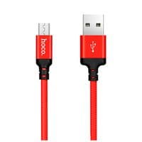 USB кабель Hoco X14 Times Speed MicroUSB Red/Black 1м