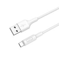 USB Cable Hoco X25 Soarer Type-C White 1m