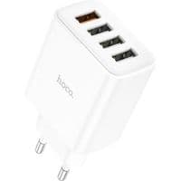 СЗУ 4USB Hoco C102A QC3.0 White