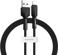 USB Cable Baseus Silica Lightning (CALGJ-01) Black 1m