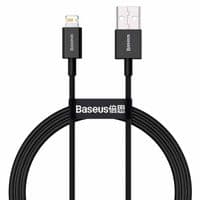 USB Cable Baseus Superior Series Lightning 2.4A (CALYS-C01) Black 2m