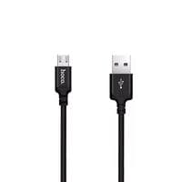 Кабель USB Hoco X14 3в1 (iP+Micro+Type-C) Black 1м