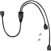 RGB/ARGB сплиттер Inter-tech x1 3-4pin RGB/ARGB to x3 3-4pin RGB/ARGB 48cm/2x 15cm, 1x 25cm