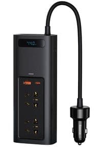 Автомобильный инвертор Baseus In-car Inverter 150W (220V CN/EU) Black