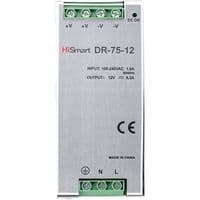 Блок питания HiSmart 12V, 6.3A, 75W, DIN