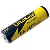 Аккумулятор AA/LR06, Ni-26/AA 1.2V 2600mAh battery, LiitoKala, blister 1 pcs