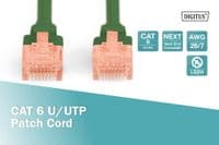 Патч корд CAT6 U/UTP 10M DK-1617-100/G DIGITUS by ASSMANN