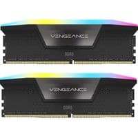 Пам'ять DDR5, 5200MT/s 64GB 2x32GB DIMM, Unbuffered, 40-40-40-77, Std PMIC, XMP 3.0, VENGEANCE RGB DDR5 Black Heatspreader, Black PCB, 1.25V EAN: 0840006693260