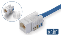 Модуль Keystone RJ45, UTP, Slim, Cat.6, 110 IDC, з ахисна кришка KD-KJ2085UC6