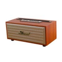 Колонка Kisonli G12A Bluetooth 5.0, 1х8W, 1200mAh, USB / TF / BT / FM / AUX, DC: 5V / 1A, Wooden, BOX, Q40