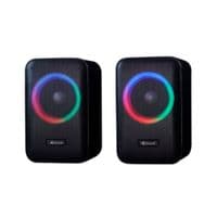 Колонки Kisonli X20BT, 2x10W, USB / RGB light / BT, DC: 5V / 1-2A, Black, BOX, Q15