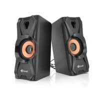 Колонки 2.0 Kisonli i-570, для ПК и ноутбука, USB + 3.5mm, 2x3W, 20Hz- 20KHz, Black, BOX, Q40