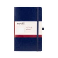 Книга записная Axent Partner Lux, 125x195 мм, 96 листов, клетка, твердая обложка, синяя (8202-02-A)