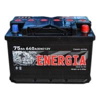 Аккумулятор автомобильный ENERGIA 75Ah Ев (-/+) (640EN) (22388)