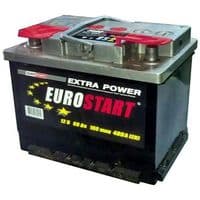 Аккумулятор автомобильный EUROSTART MF 60Ah (+/-) (540EN) (5605401)