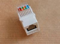 Модуль Keystone RJ45 Slim UTP, Cat.6, безінструмен тальний KD-KJ2047UC6