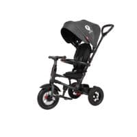 Дитячий велосипед QPlay Rito Rubber Black складаний триколісний (S380-10BlackRubber)