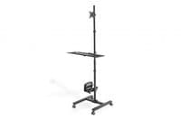 Крепеж DIGITUS Mobile workstation, max. 8 kg load, 32" screen max., black