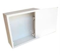 Антивандальна шафа VAGOS 19&amp;quot; 3U - 1.5 (550х500x200) двері пенал, замок - сувальдний, 6відп. 22мм