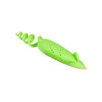 Іграшка для котів GiGwi Refillable Catnip Миша гумова 16.5 см зелена (2347)