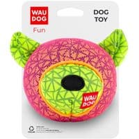 Игрушка для собак WAUDOG Fun Мишка 12х11 см розовая (62057)