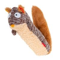 Игрушка для собак Collar GiGwi Plush Белка с пищалкой 29 см (75309)