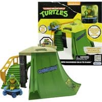 Игровой набор Funrise TMNT Ракушки-ниндзя классические мини Скейт-парк (71053)