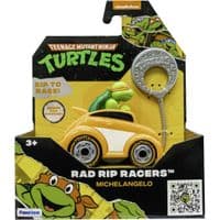 Игровой набор Funrise TMNT Ракушки-ниндзя классические Гонщик с лаунчером Микеланджело (71018)
