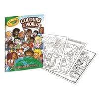 Набір для творчості Crayola Colours of the World Розмальовка, 48 сторінок (04-2668)