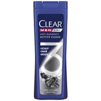 Шампунь Clear 3 в 1 С активированным углем для мужчин 360 мл (8720181242007)