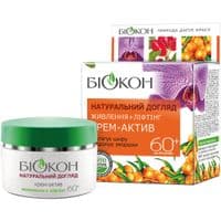 Крем для лица Биокон Натуральный уход Питание + Лифтинг 60+ Крем-актив 50 мл (4820160034327)