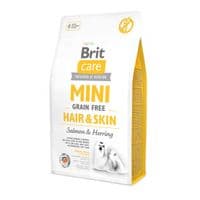 Сухий корм для собак Brit Care GF Mini Hair & Skin 2 кг (8595602520220)