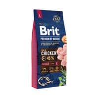 Сухой корм для собак Brit Premium Dog Junior L 15 кг (8595602526437)