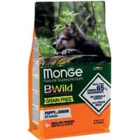 Сухой корм для собак Monge Dog Bwild Gr. Free Puppy&Junior утка 2.5 кг (8009470004787)
