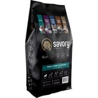 Сухий корм для собак Savory Puppy rich in Fresh Turkey and Chicken 12 кг (4820232630303)