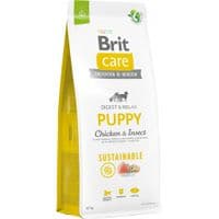 Сухой корм для собак Brit Care Dog Sustainable Puppy с курицей и насекомыми 12 кг (8595602558629)
