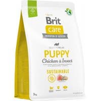 Сухой корм для собак Brit Care Dog Sustainable Puppy с курицей и насекомыми 3 кг (8595602558636)