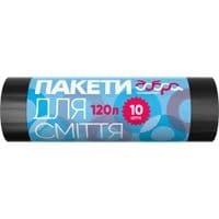 Пакеты для мусора Добрая Хозяйка черные 120 л 10 шт. (4820086521727)