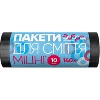 Пакеты для мусора Добрая Хозяйка Крепкие черные 140 л 10 шт. (4820086521789)