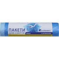 Мусорные пакеты Buroclean Eurostandart с затяжками 35 л 15 шт. (4823078941046)