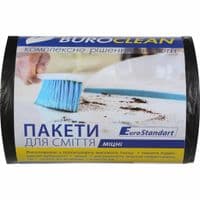Пакеты для мусора Buroclean EuroStandart крепкие черные 35 л 100 шт. (4823078922861)